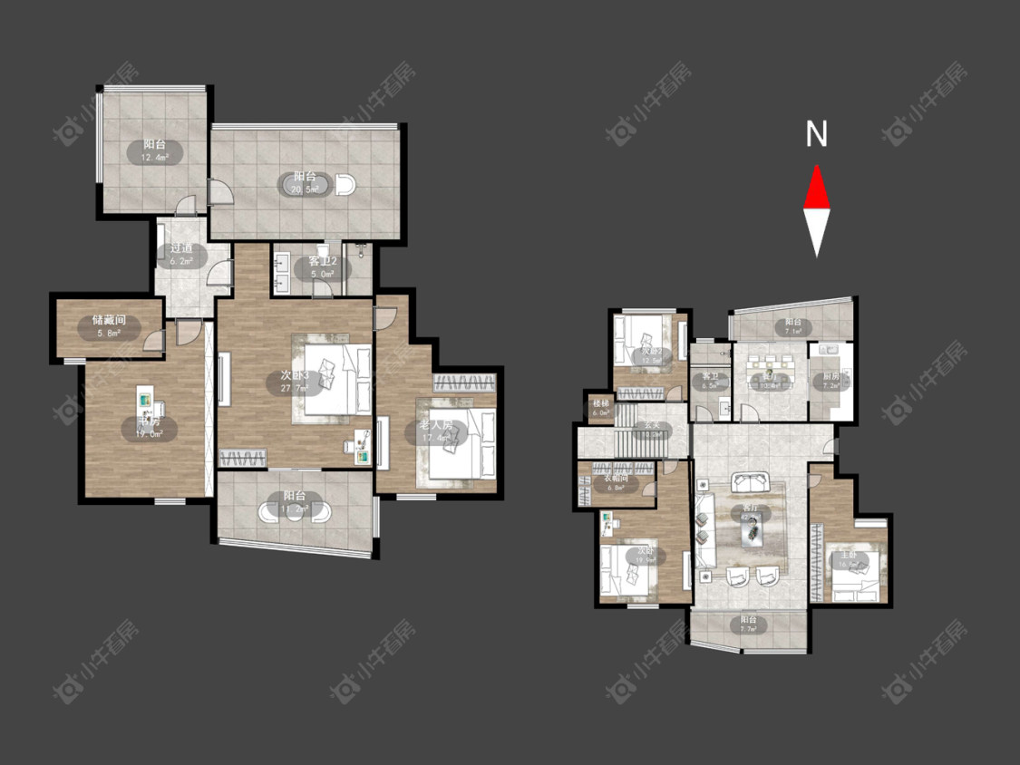 常州怀德名园在售二手房源户型图_小牛看房