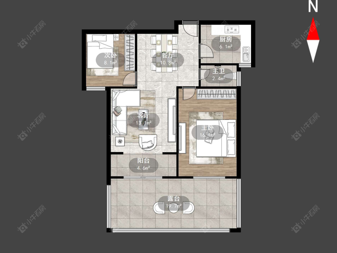 金新御园房源户型图 常州金新御园在售二手房源户型图_小牛看房