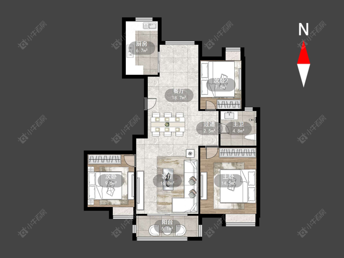 凤凰名城房源户型图 常州凤凰名城在售二手房源户型图_小牛看房