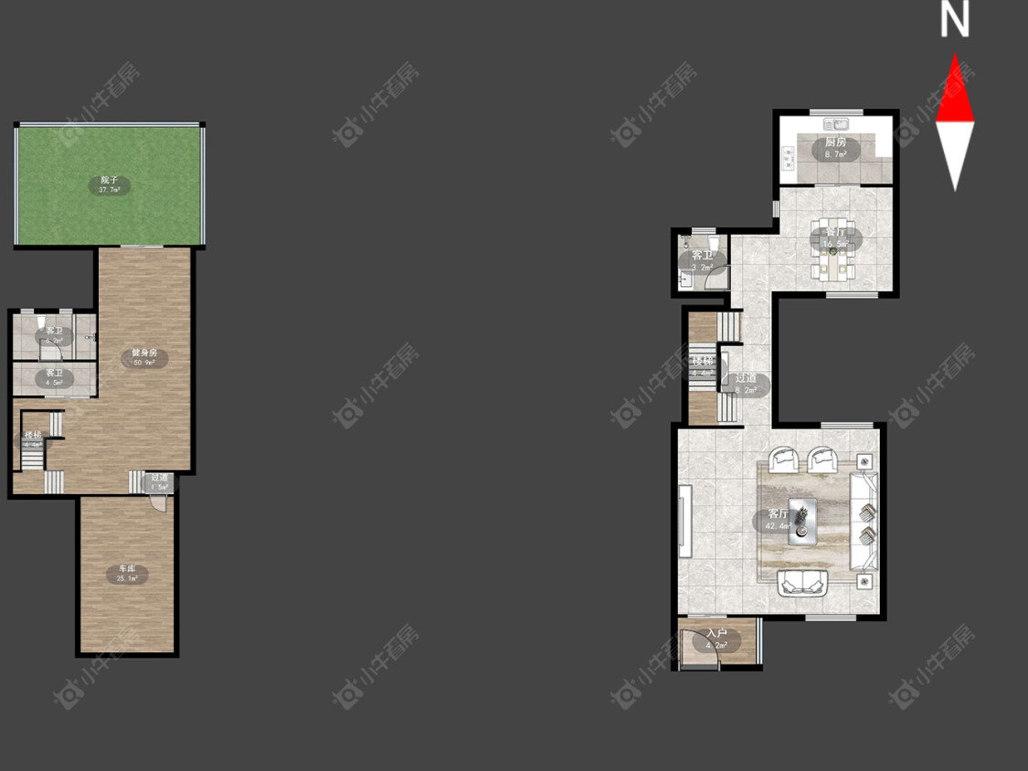 常州常发豪郡别墅区在售二手房源户型图_小牛看房