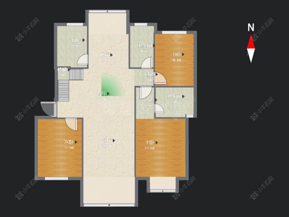 常州丽华南村竹园在售二手房源户型图_小牛看房