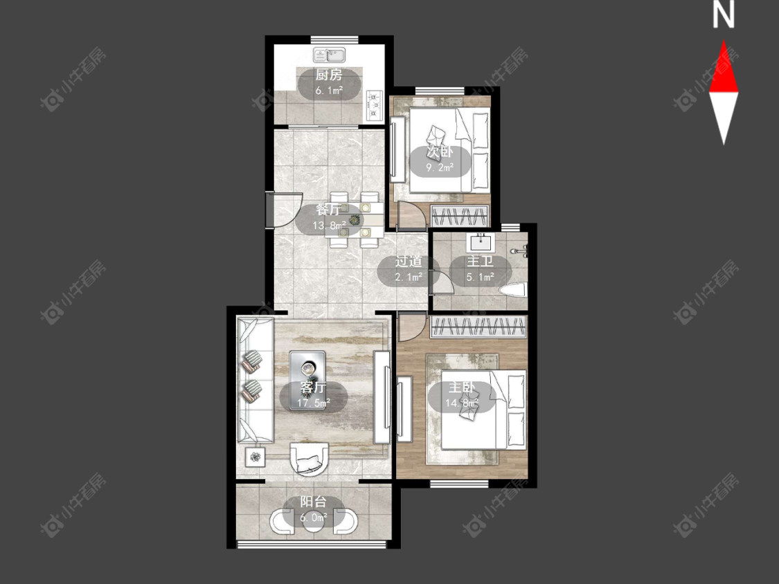 紫云苑房源户型图 常州紫云苑在售二手房源户型图_小牛看房