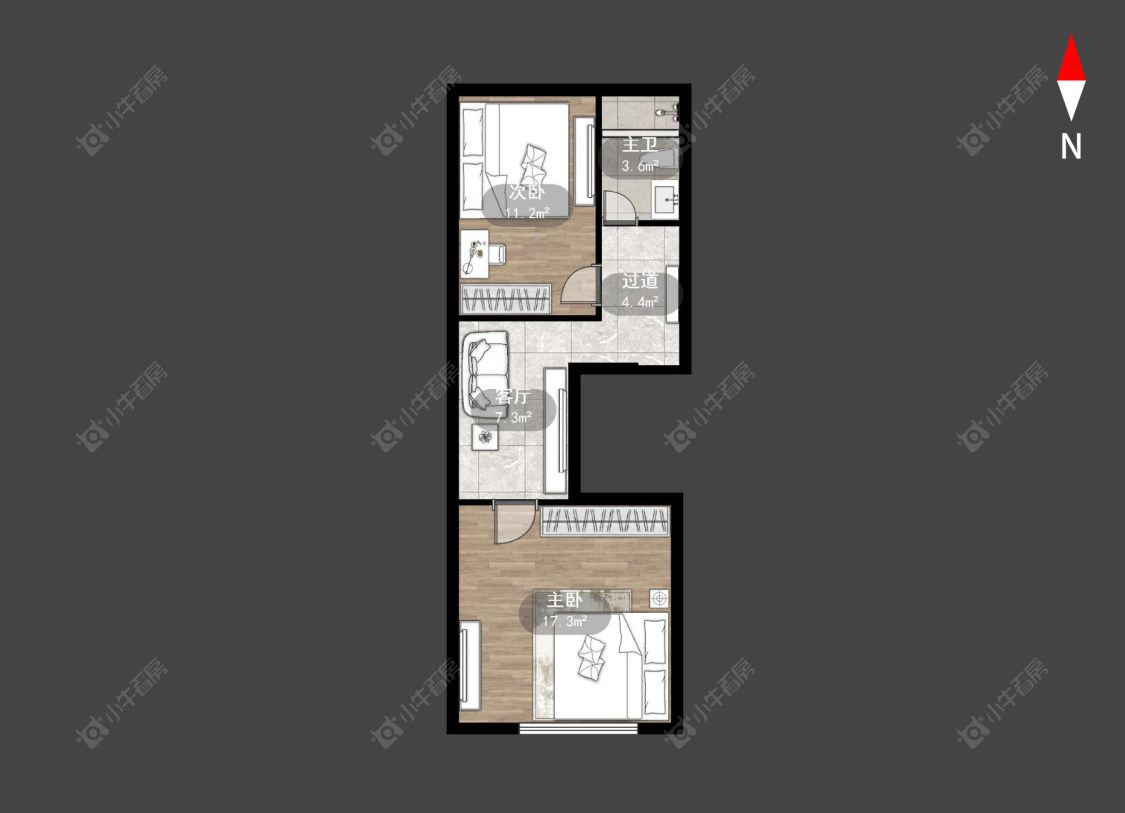 常州银河湾电脑城在售二手房源户型图_小牛看房