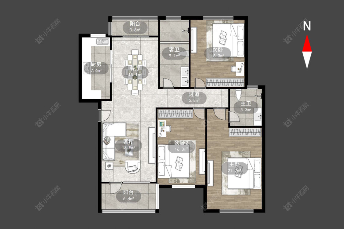 丰乐公寓北区房源户型图 常州丰乐公寓北区在售二手房源户型图_小牛看房