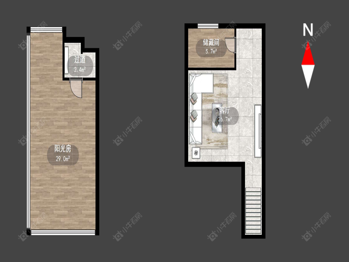 大名城东区别墅区房源户型图 常州大名城东区别墅区在售二手房源户型图_小牛看房
