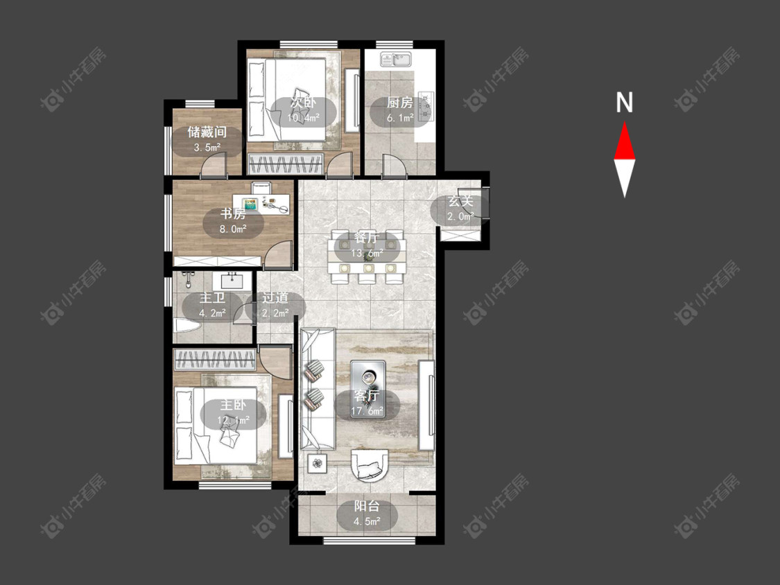 常州绿地世纪城二期在售二手房源户型图_小牛看房