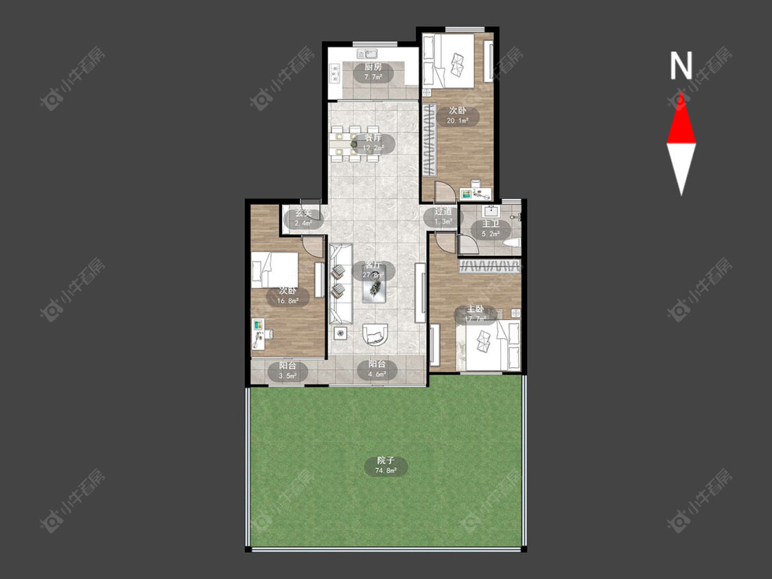 新城香溢澜桥二期房源户型图 常州新城香溢澜桥二期在售二手房源户型图_小牛看房