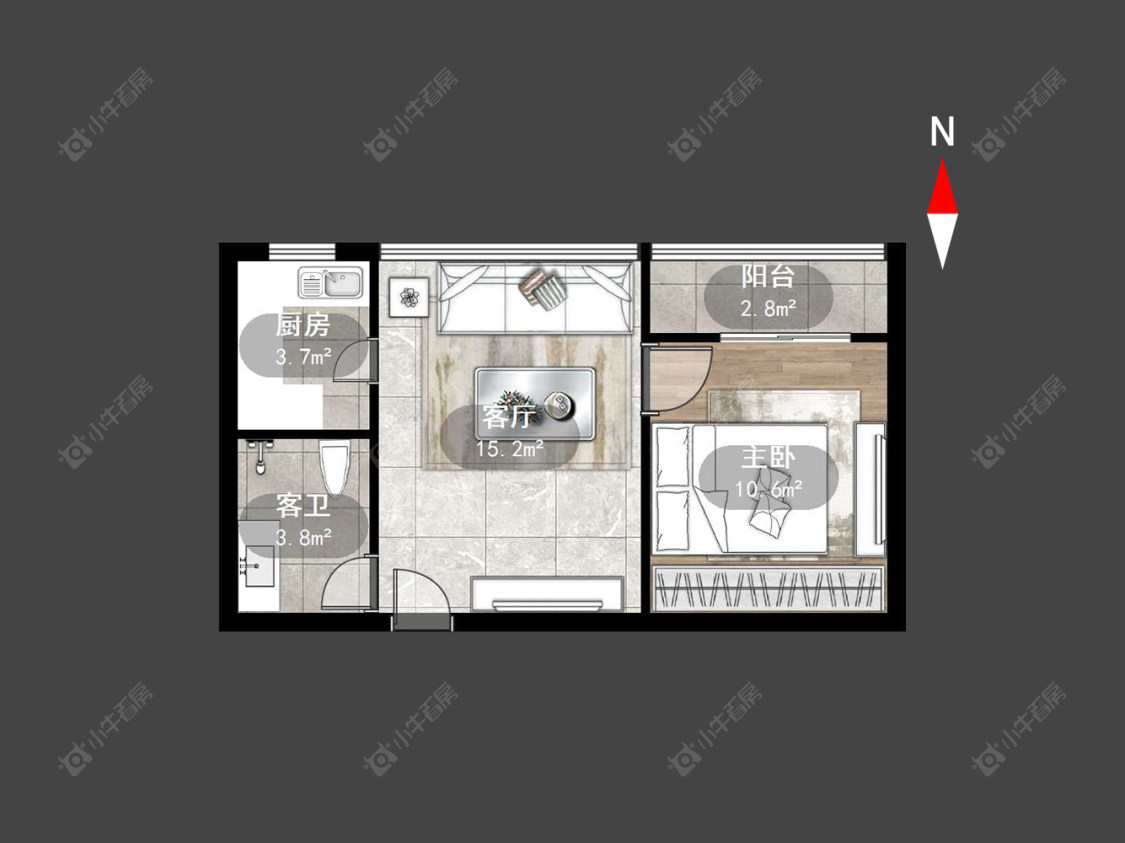 常州青山湾南区在售二手房源户型图_小牛看房