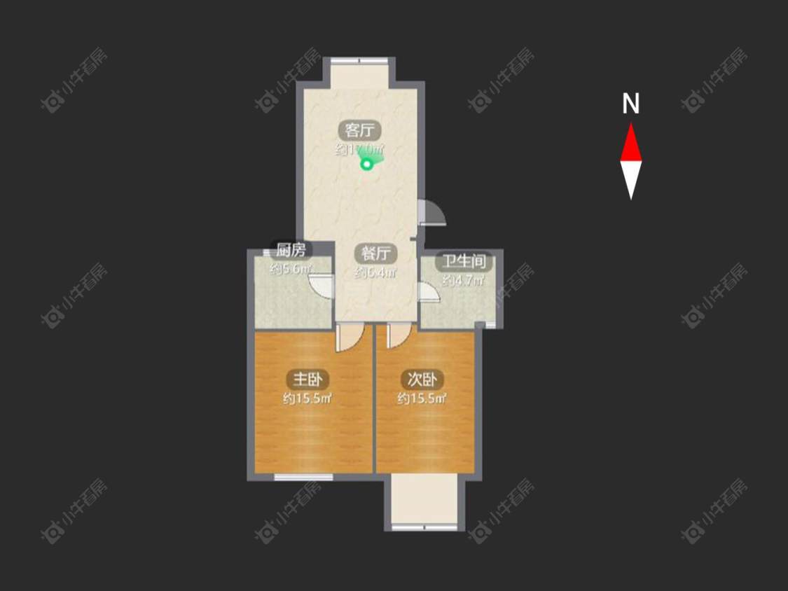 常州腾龙南苑在售二手房源户型图_小牛看房