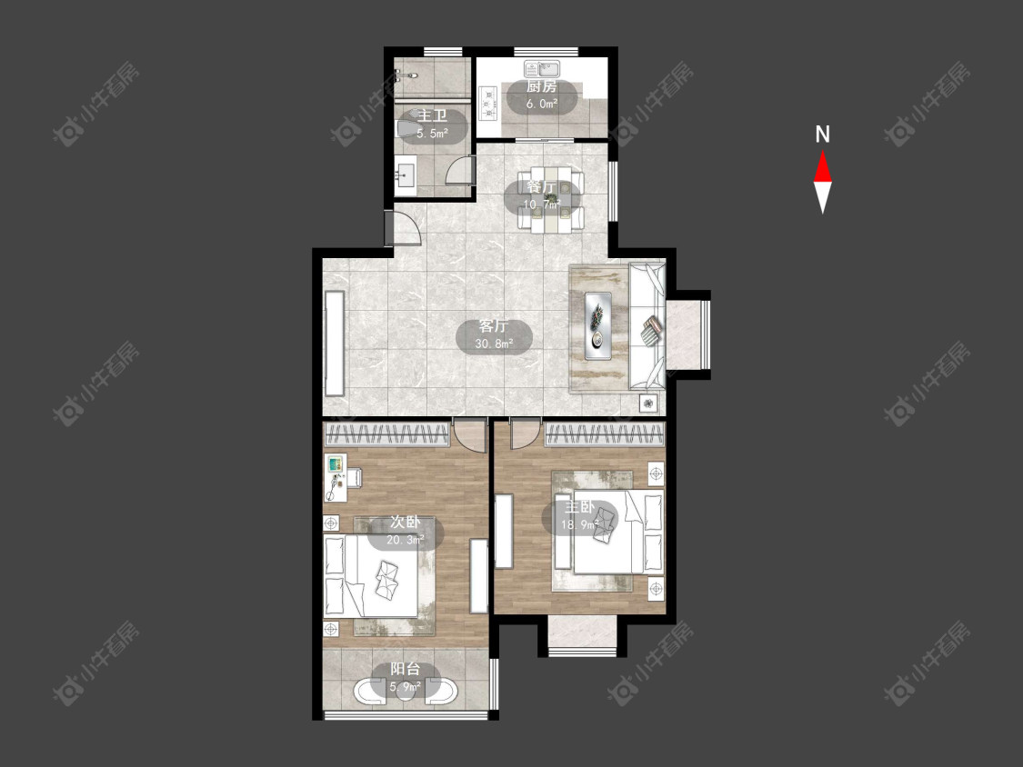 常州金江苑一村在售二手房源户型图_小牛看房