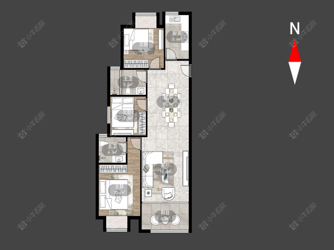 常州怡盛花园在售二手房源户型图_小牛看房