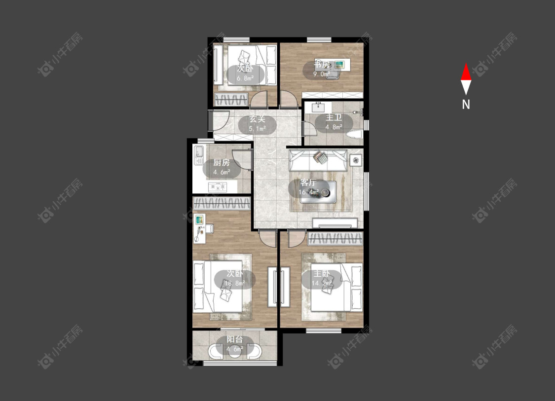 常州大火弄在售二手房源户型图_小牛看房