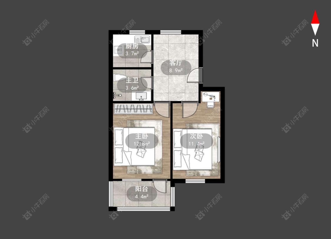 常州元丰桥在售二手房源户型图_小牛看房