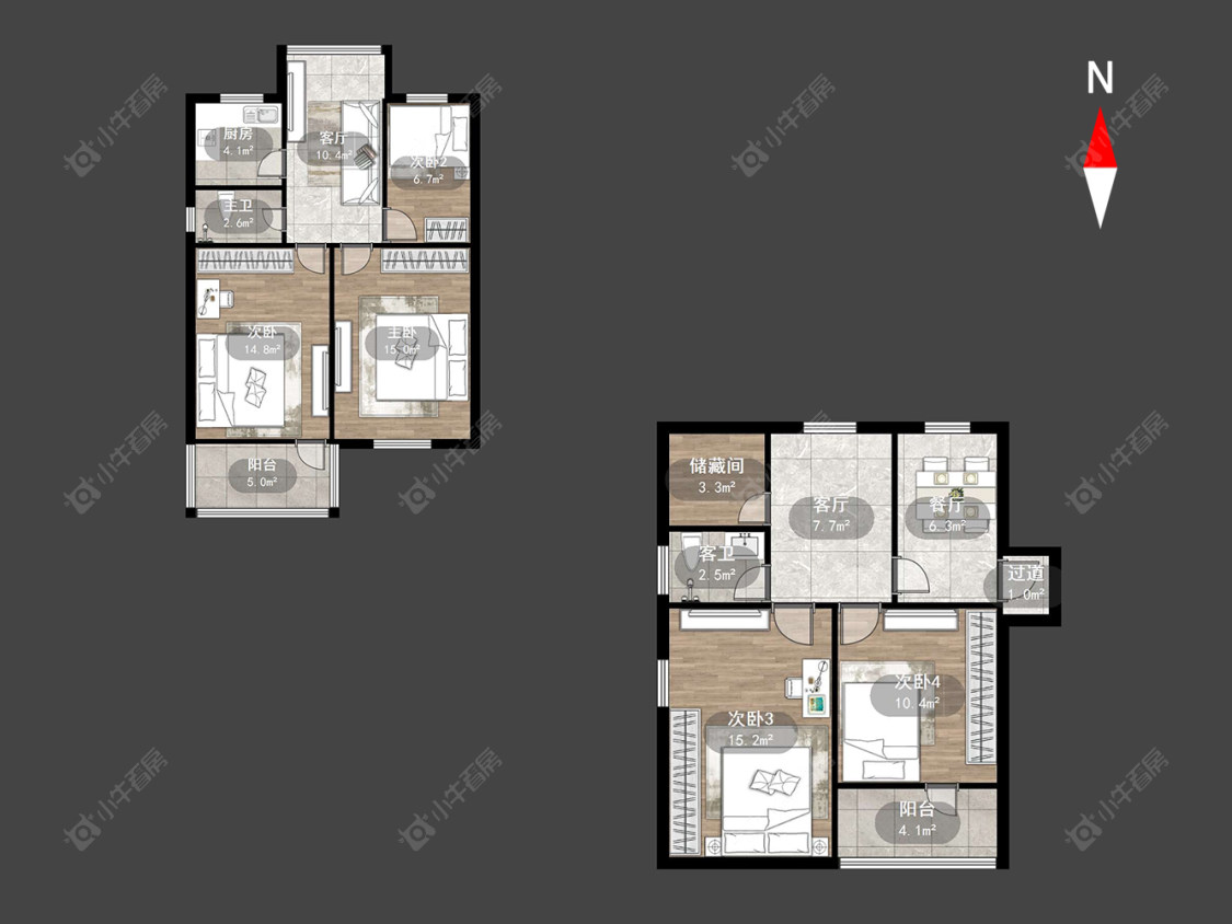 常州勤业一二三村在售二手房源户型图_小牛看房