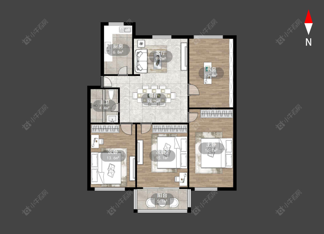 常州浦南新村在售二手房源户型图_小牛看房