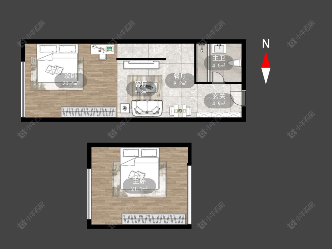 常州中港商务大厦在售二手房源户型图_小牛看房