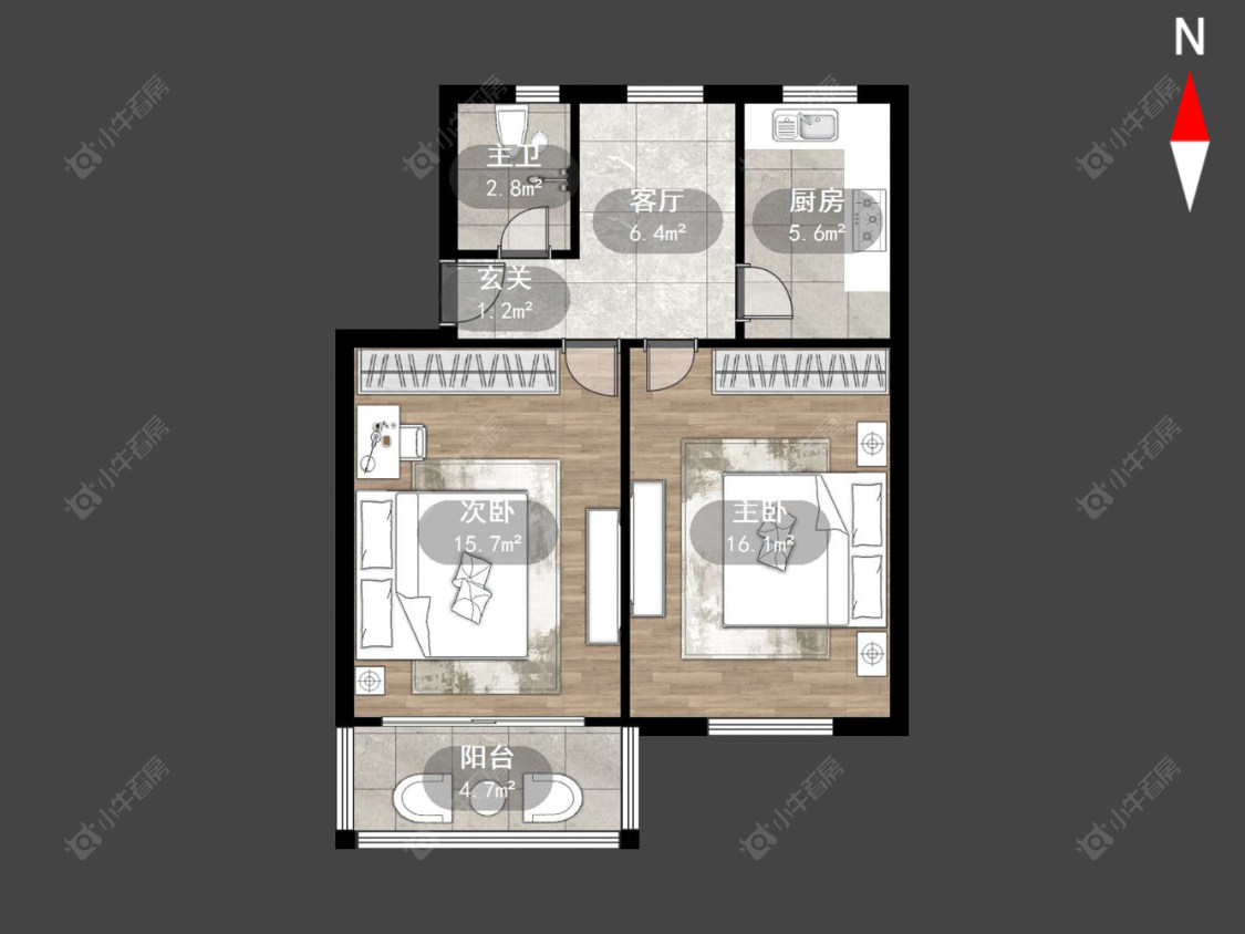 常州劳动新村南区在售二手房房源户型图_小牛看房