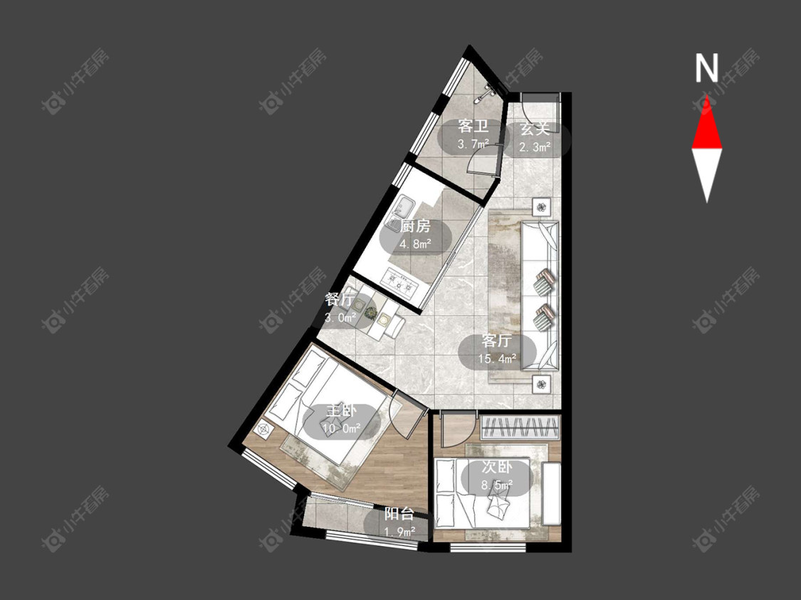 常州泰盈八千里在售二手房源户型图_小牛看房
