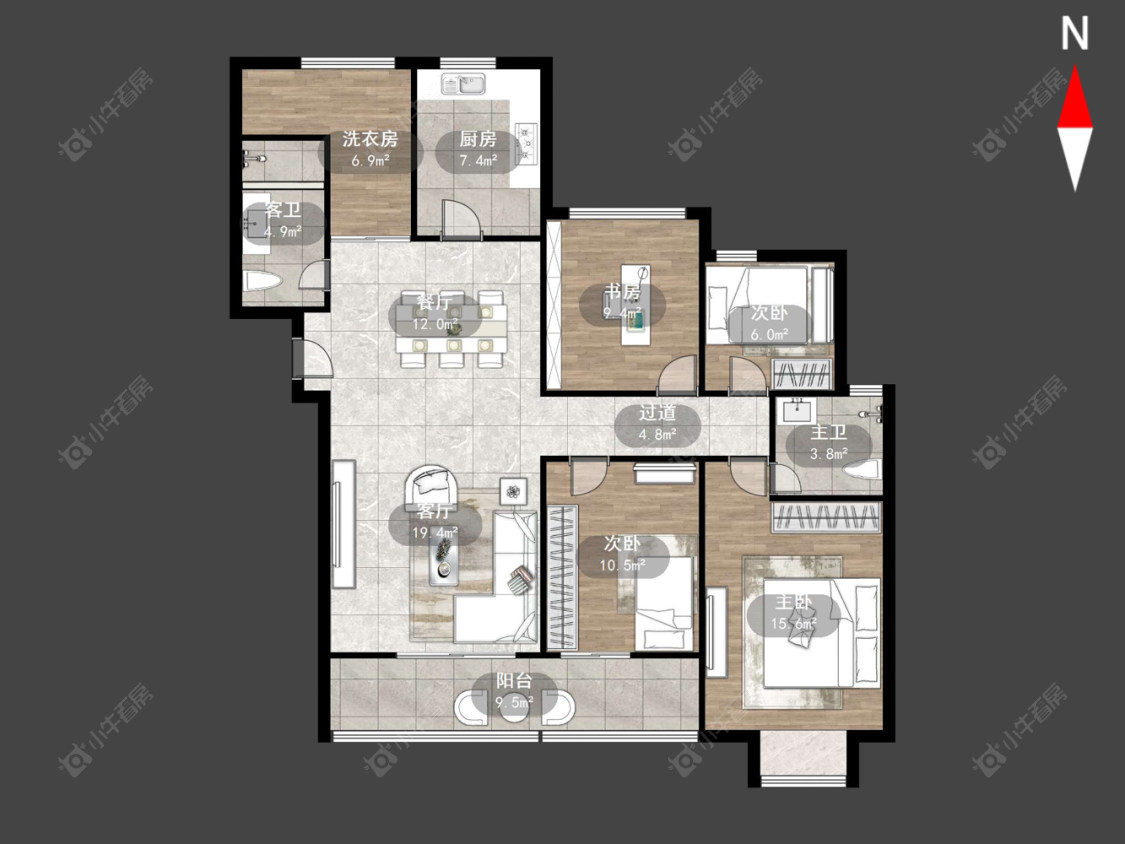 嘉宏盛世房源户型图 常州嘉宏盛世在售二手房源户型图_小牛看房