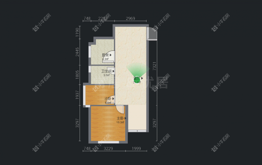 凯尔锋度房源户型图 常州凯尔锋度在租房源户型图_小牛看房