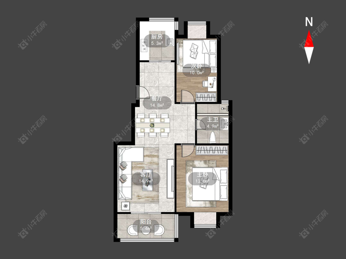 常州陈渡新苑在售二手房源户型图_小牛看房