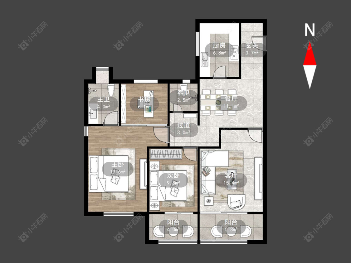 常州路劲雅居乐城市万象在售二手房源户型图_小牛看房