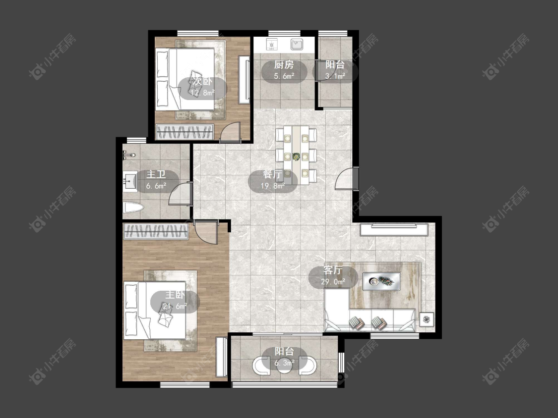 常州领秀花都在售二手房源户型图_小牛看房