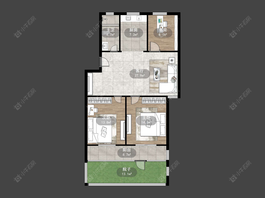 常州千家乐园在售二手房源户型图_小牛看房