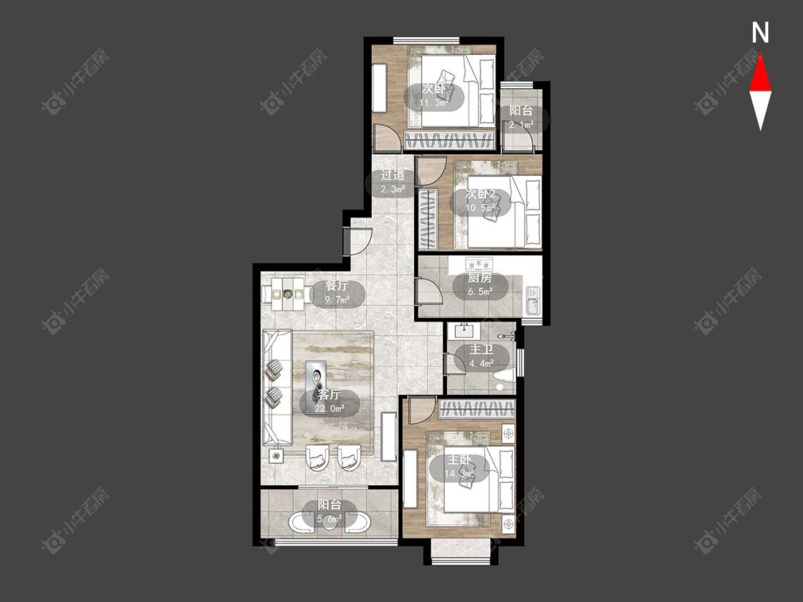 常州枫逸人家在售二手房源户型图_小牛看房