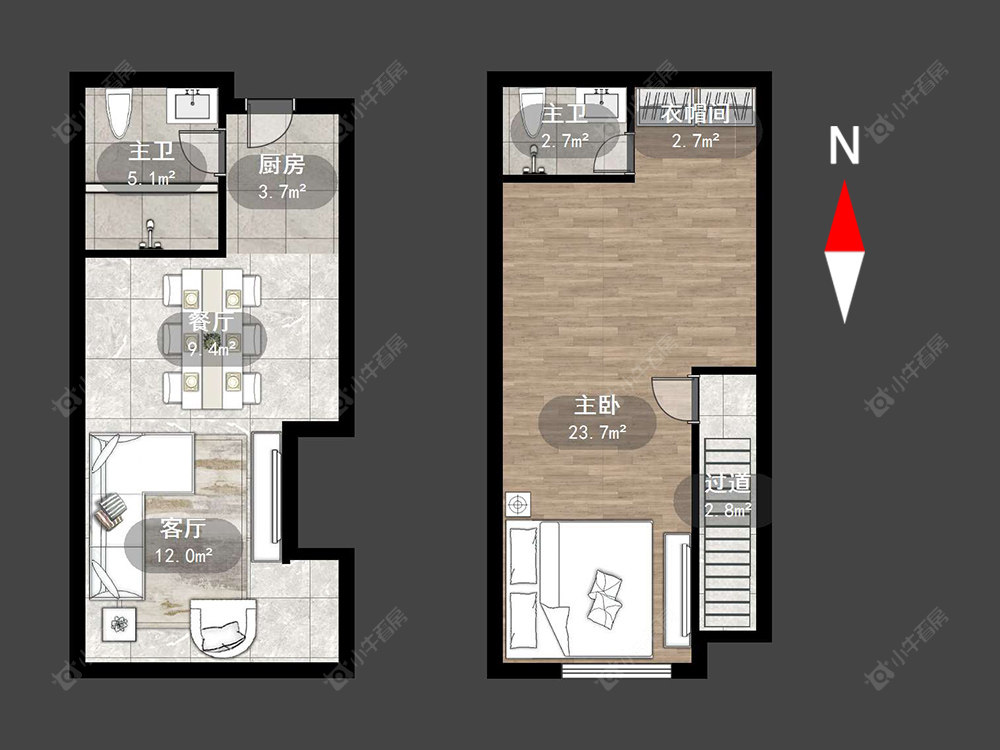 常州新城公馆综合楼在售二手房源户型图_小牛看房
