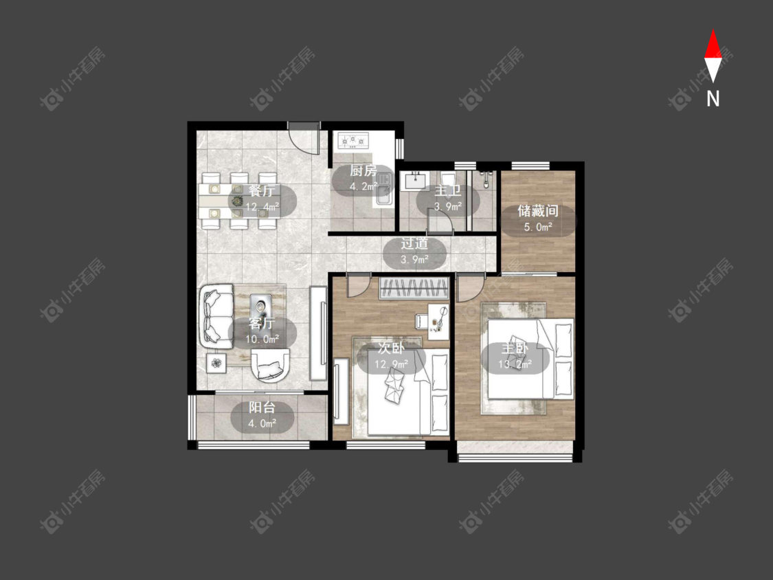 常州兰陵尚品花园在售二手房源户型图_小牛看房