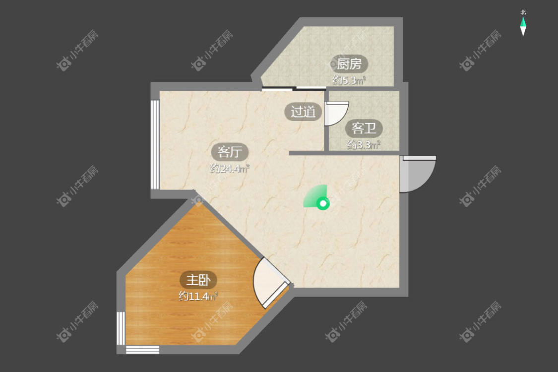 常州高成天鹅湖（公寓）在租房源室内图_小牛看房