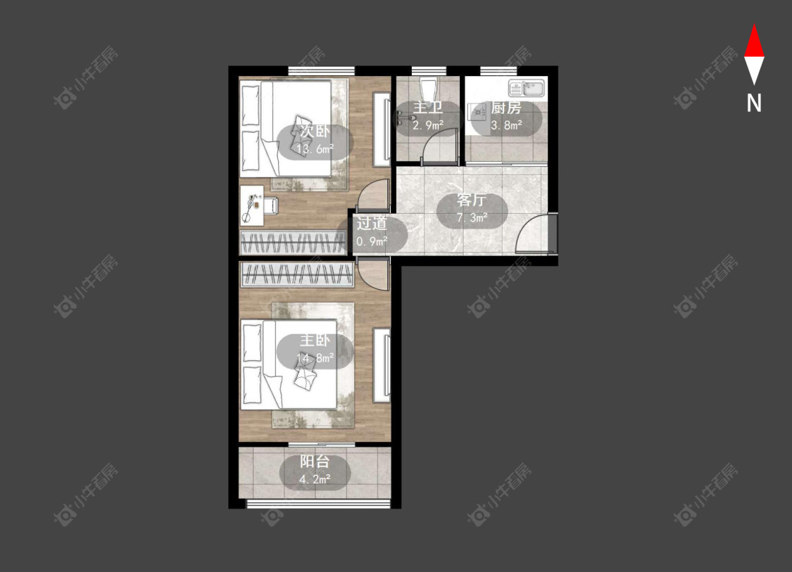 斜桥巷房源户型图 常州斜桥巷在售二手房源户型图_小牛看房