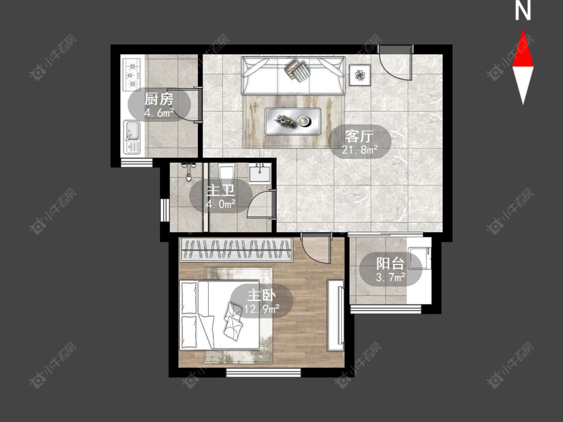 常州青洋花苑在售二手房源户型图_小牛看房