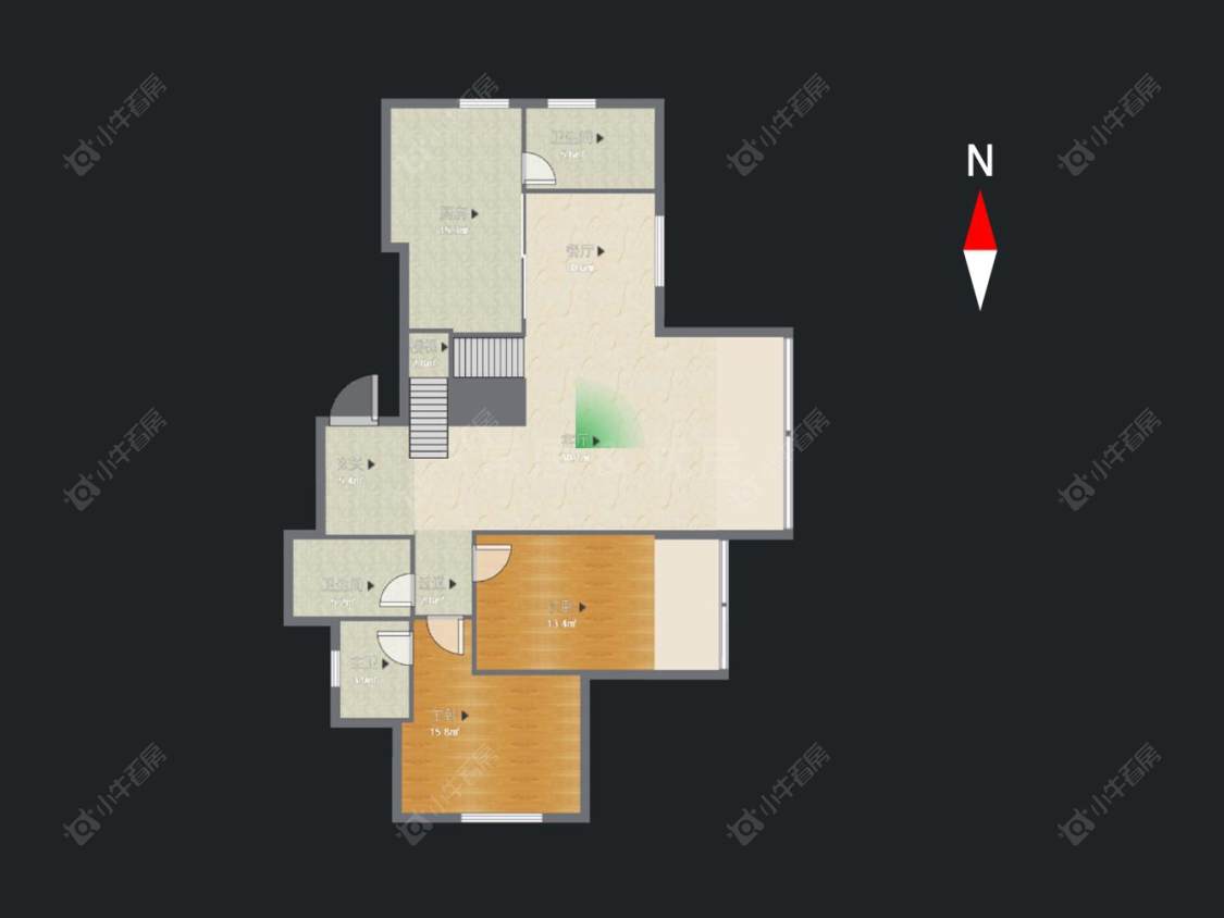 莱蒙城空中别墅房源户型图 常州莱蒙城空中别墅在售二手房源户型图_小牛看房