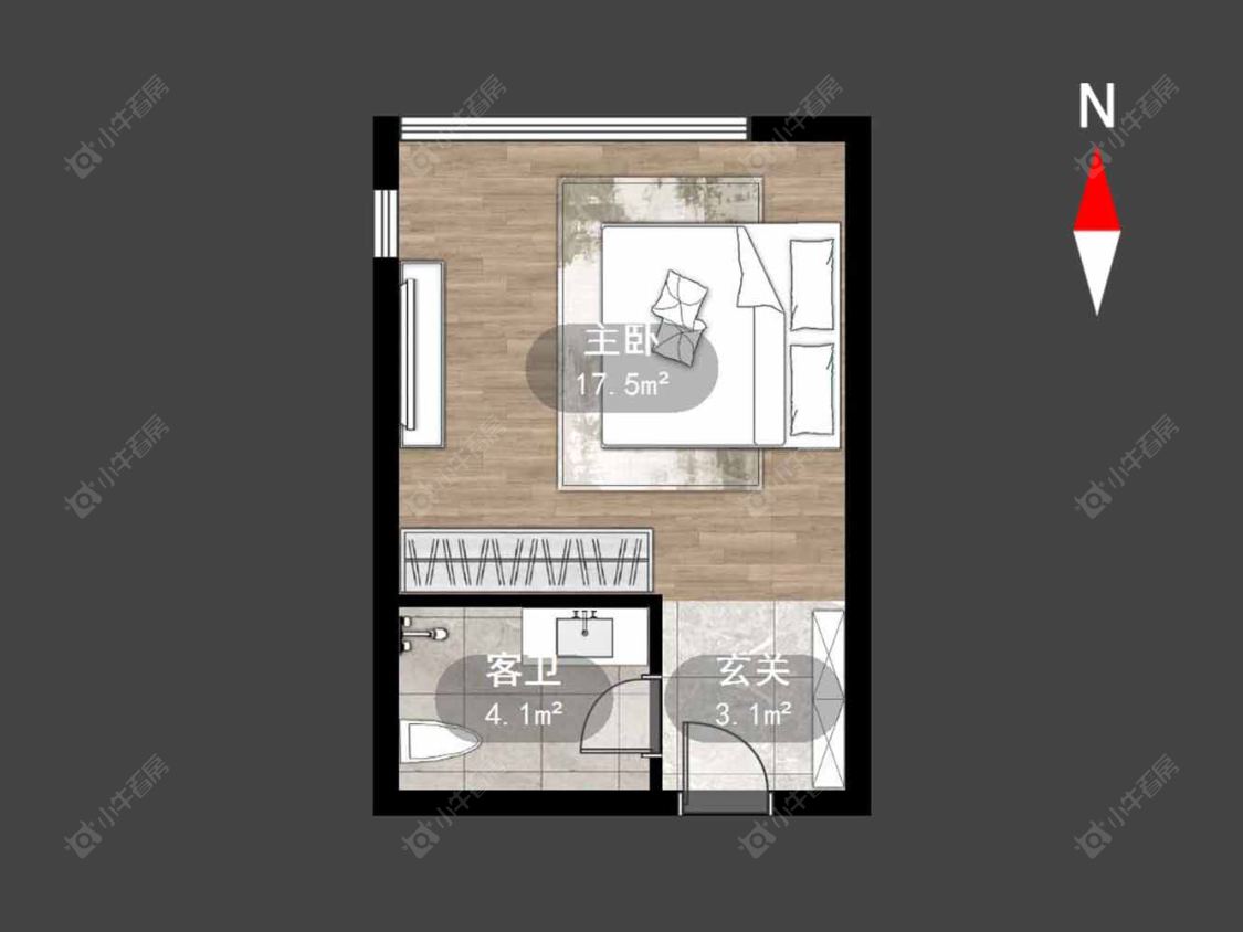 常州中奥珑郡在售二手房源户型图_小牛看房