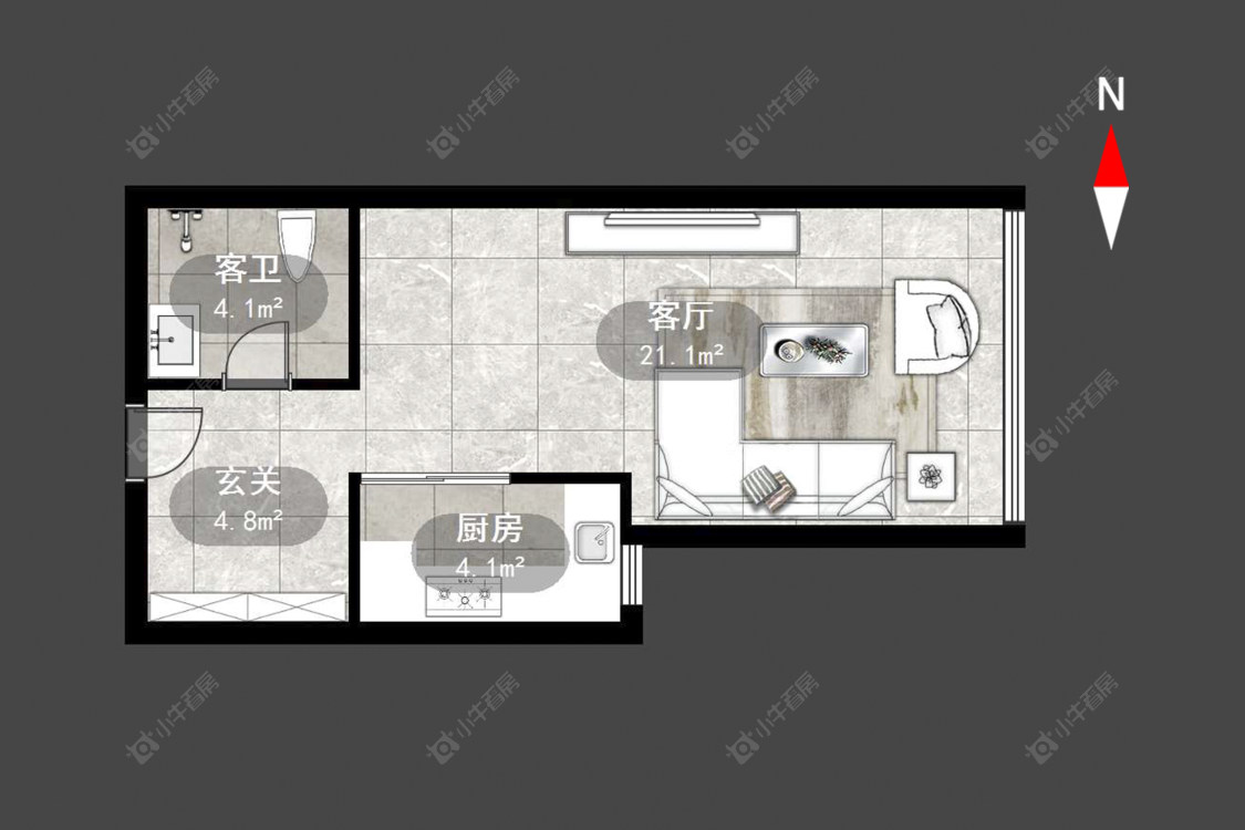 常州香江壹品在售二手房源户型图_小牛看房