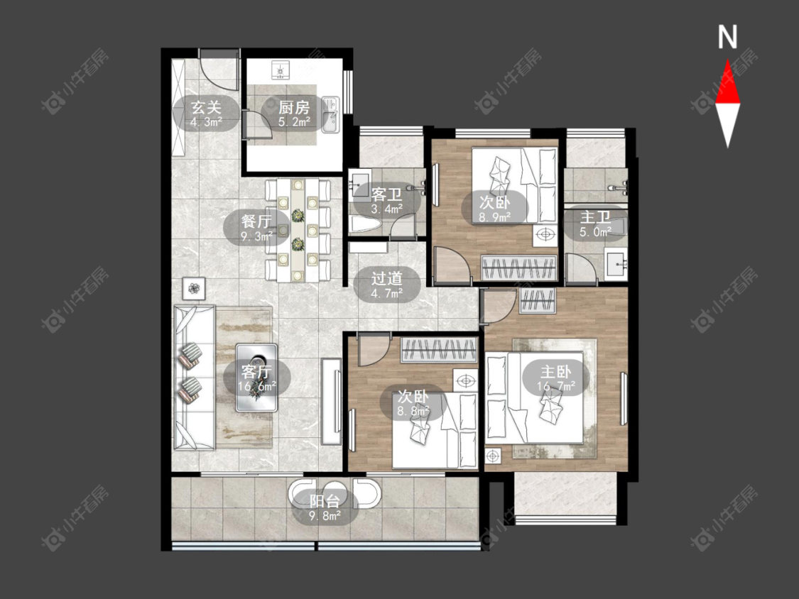 常州美的旭辉天赋在售二手房源_小牛看房