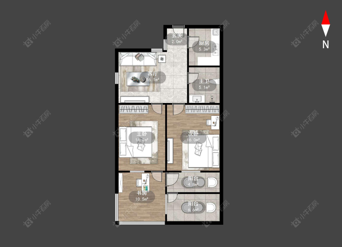 常州桃园新村在售二手房源户型图_小牛看房