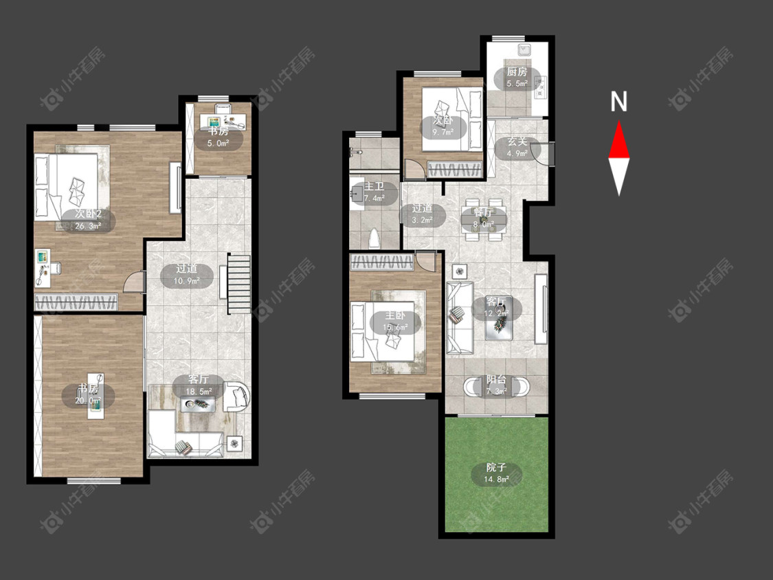 常州绿地世纪城二期在售二手房源户型图_小牛看房