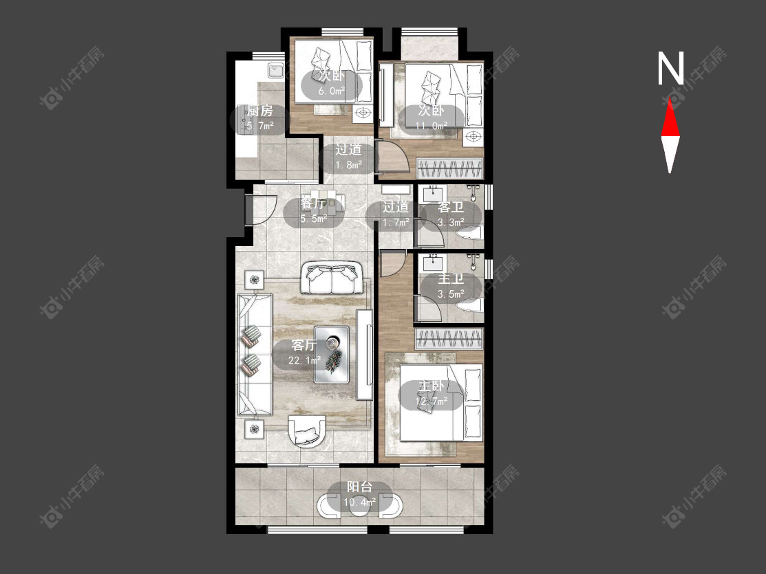 弘阳天下锦房源户型图 常州弘阳天下锦在售二手房源户型图_小牛看房