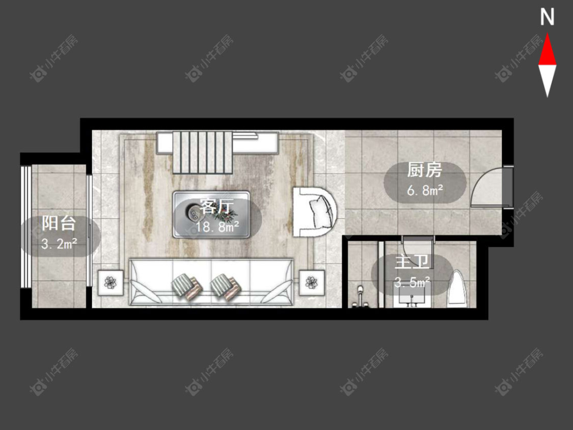 常州运河天地在售二手房源户型图_小牛看房
