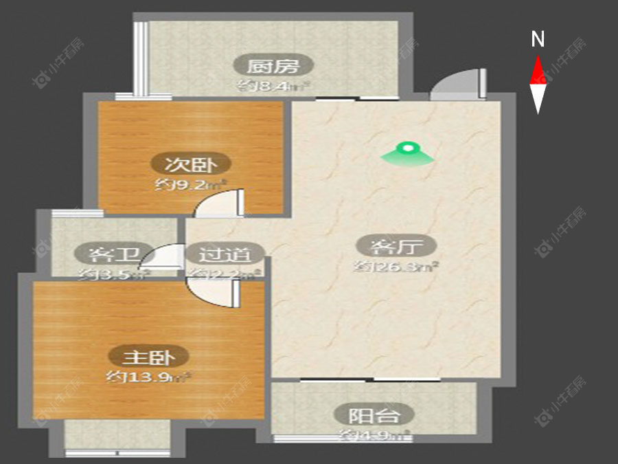 常州嘉宏云顶在售二手房源户型图_小牛看房