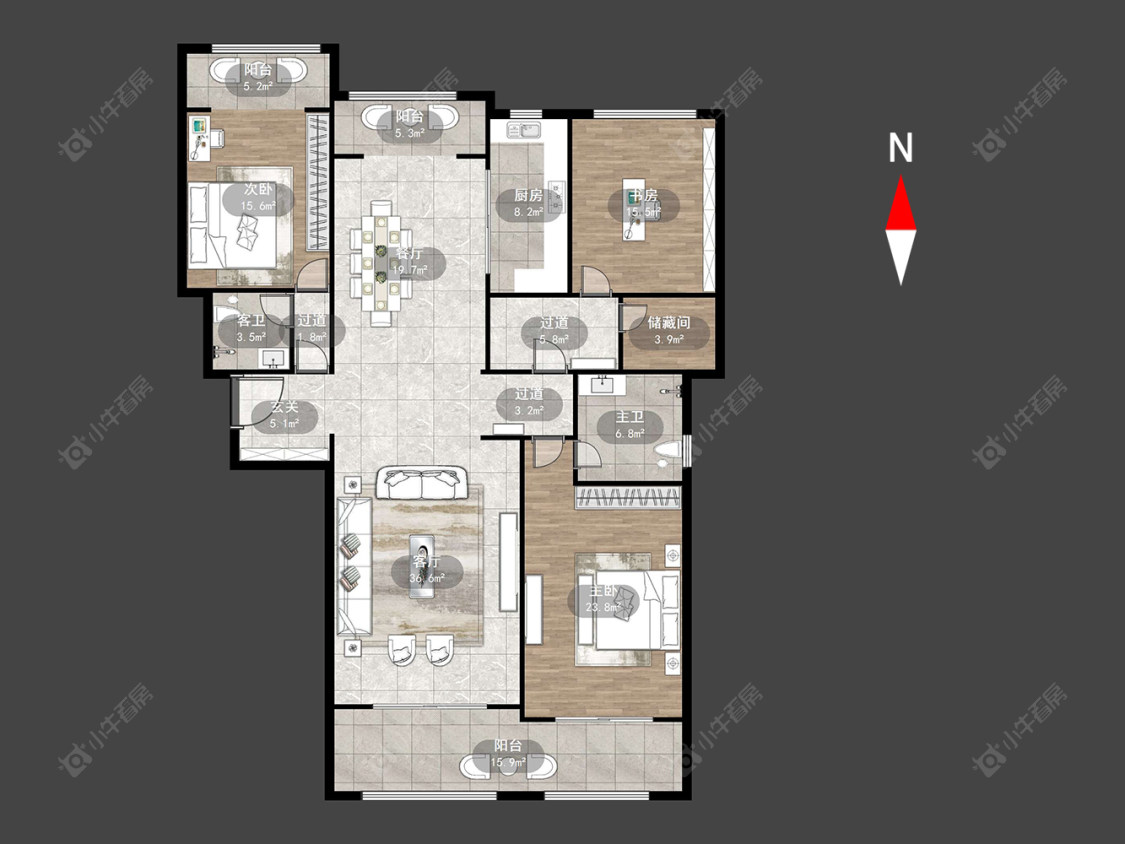 常州雅居乐星河湾在售二手房源户型图_小牛看房