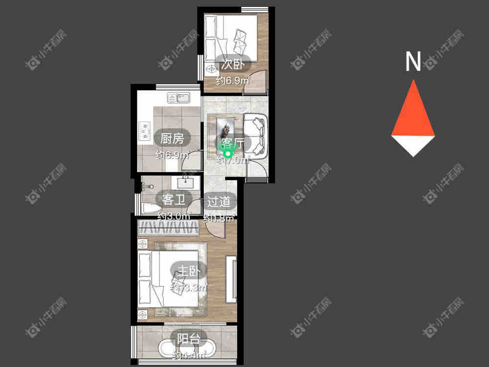 常州勤业四村北区在租房源_小牛看房
