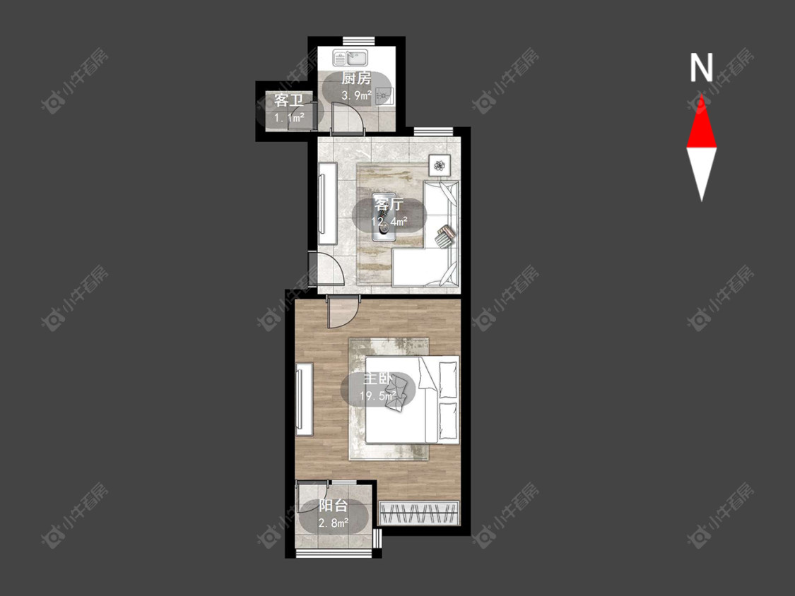常州工房南区在售二手房源户型图_小牛看房