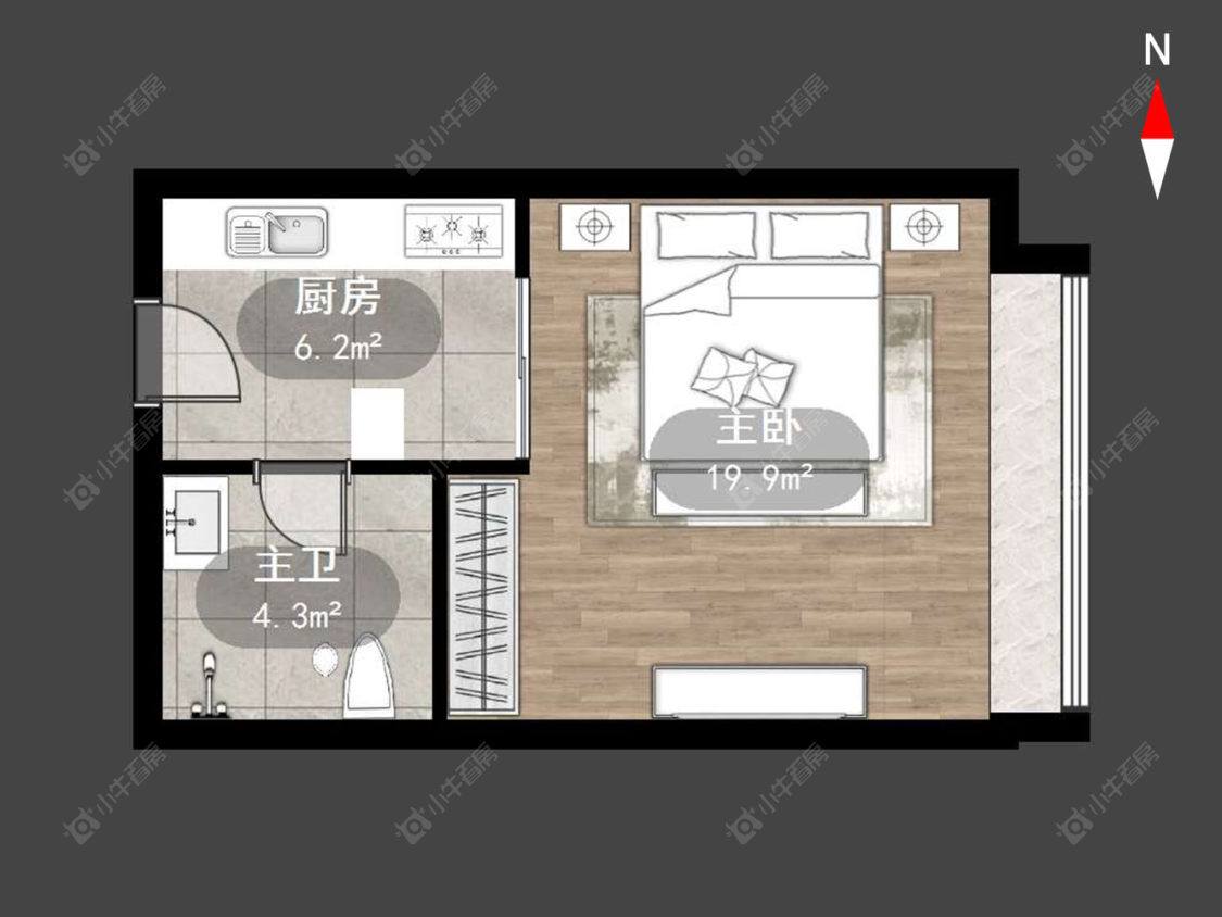 常州宝龙城市广场在售二手房房源户型图_小牛看房
