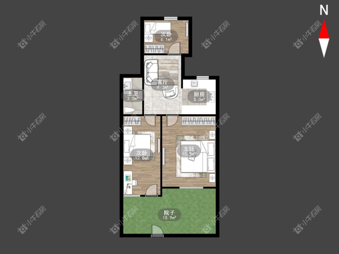 常州西新桥二村在租房源_小牛看房