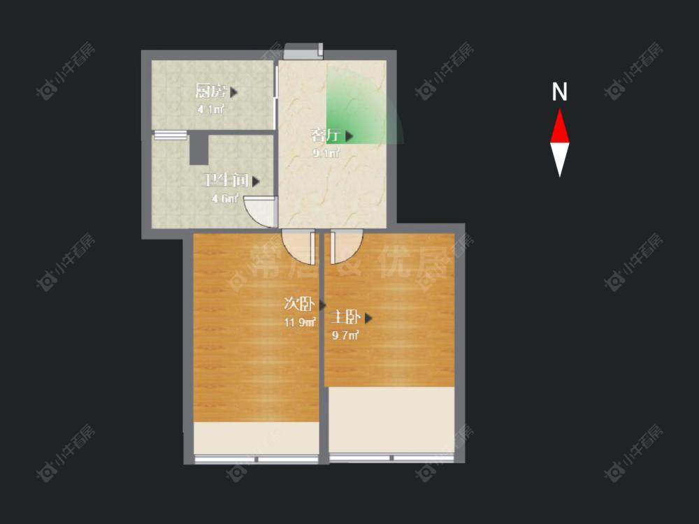 常州美林湖水岸枫情在售二手房源户型图_小牛看房