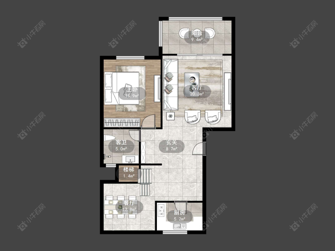江南人家房源户型图 丹阳江南人家在售二手房源户型图_小牛看房